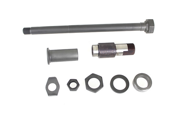 V-Twin - 44-0509 - Parkerized Rear Axle Kit - Fits 1963-1966 Harley-Davidson FL