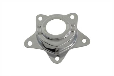 V-Twin - 44-0527 - Chrome Wheel Hub Thrust Bearing Cover - Fits 1937-1948 Harley-Davidson UL (front or rear), 1936-1940 EL (front or rear), 1941-1966 FL (front or rear), 1935-1952 WL (rear only)