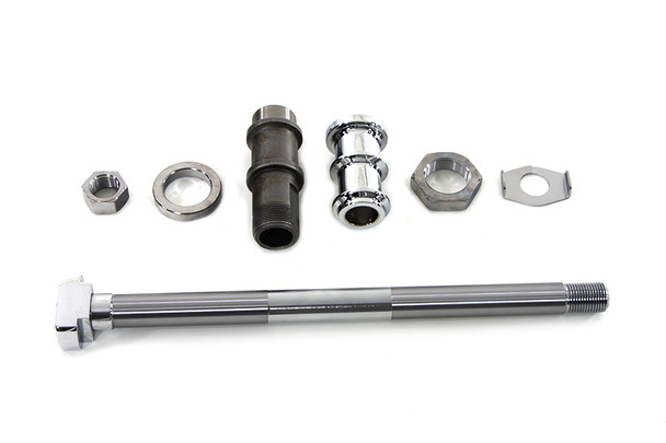 V-Twin - 44-0560 - Chrome Rear Axle Kit