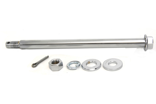 V-Twin - 44-0566 - Chrome Rear Axle Kit - Fits 1979-1999 Harley-Davidson XL