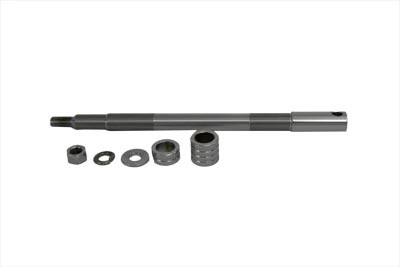 V-Twin - 44-0630 - Chrome Front Axle Kit - Fits 2000-2006 Harley-Davidson FLSTF (41mm Forks)