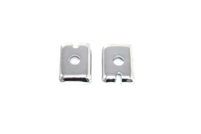 V-Twin - 44-2009 - Chrome Rear Axle Adjuster End Plate Set