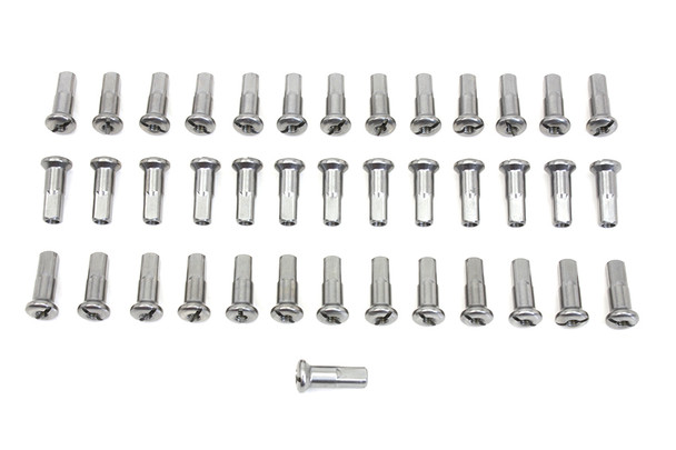 V-Twin - 45-0160 - Spoke 40 Piece Cadmium Nipple Set