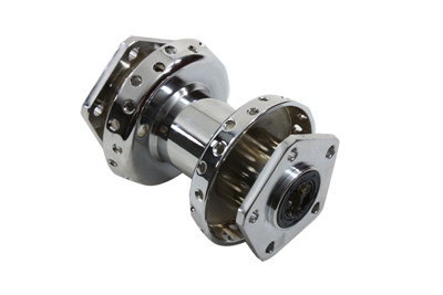 V-Twin - 45-0326 - Chrome Front Wheel Hub - Fits 1984-1999 Harley-Davidson FLT