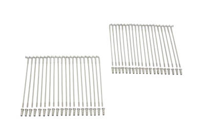 V-Twin - 45-0654 - Stainless Steel 19 inch Spoke Set Buchanan