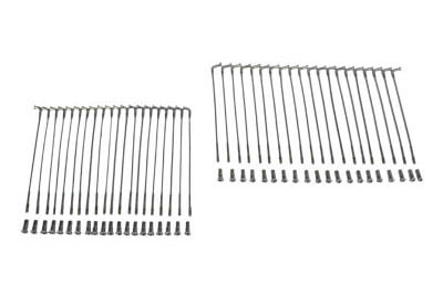 V-Twin - 45-0706 - Chrome 21 inch Spoke Set Twirled Type