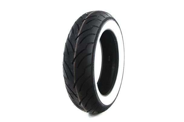 V-Twin - 46-0246 - Rear Dunlop American Elite 180/65B x 16 inch Wide Whitewall