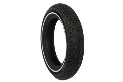 V-Twin - 46-0309 - Dunlop D402 Front Tire MT90HB X 16 inch Single Stripe