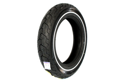 V-Twin - 46-0311 - Dunlop D402 Rear Tire MT90HB X 16 inch Single Stripe