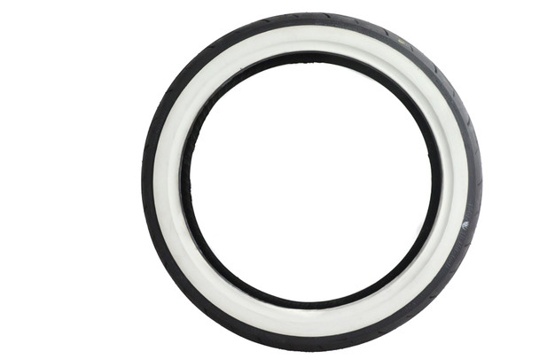 V-Twin - 46-0459 - Vee Rubber 130/70H X 18 inch Whitewall Tire