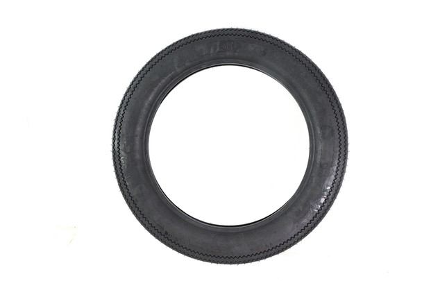 V-Twin - 46-0534 - Beck Front or Rear Tire 4.50 x 19 inch Black - Fits 1937-1952 Harley-Davidson WL, 1942-1943 WLC, 1937-1942 WLD, 1940-1945 WLA