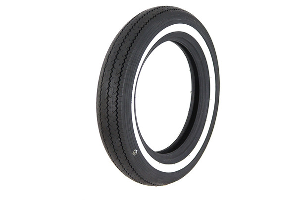 V-Twin - 46-3016 - VeeMoto 500-16 Whitewall Tire