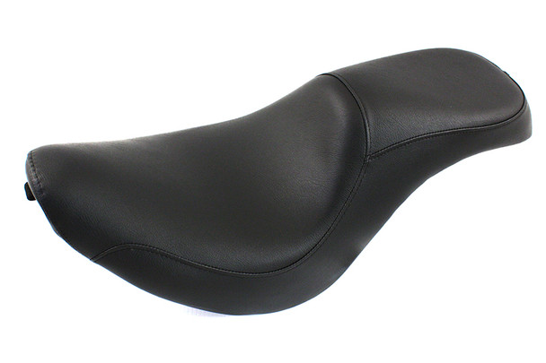Corbin Gentry - Black Naugahyde Smoothie Saddle Seat fits '06-'17 FXST, '07-'17 FLST Models