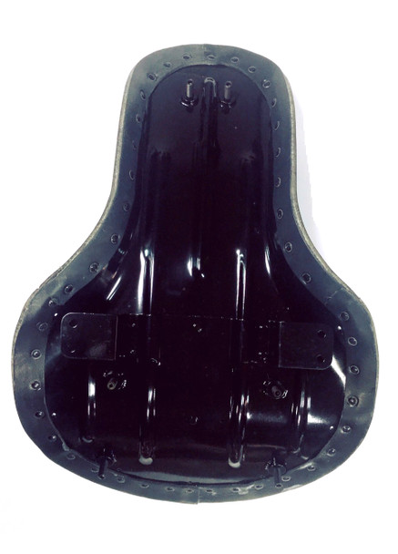 V-Twin - Black Buddy Seat Base Plate Bare fits '41-'80 FL Model