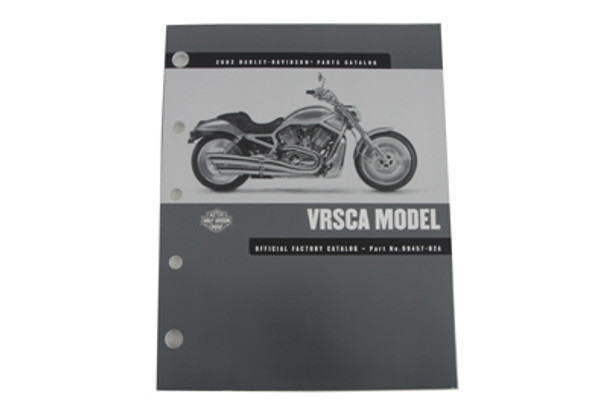 V-Twin - 48-0617 - OE Factory Spare Parts Book for 2002 VRSC V-Twin - 48-0617 - OE Factory Spare Parts Book for 2002 VRSC