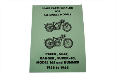 V-Twin - 48-0982 - Hummer Spare Parts Catalog for 1956-1965