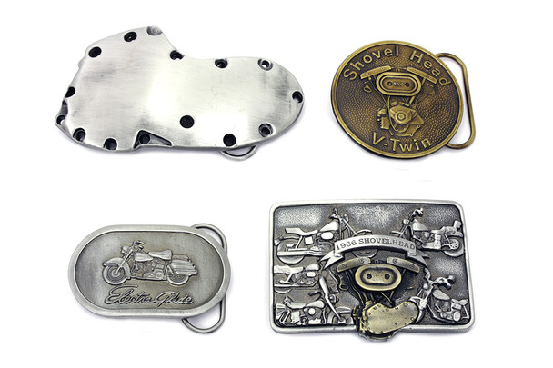 V-Twin - 48-1521 - V-Twin Shovelhead Series Belt Buckle Set
