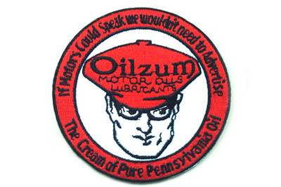 V-Twin - 48-1764 - Vintage Style Oilzum Oil Patches