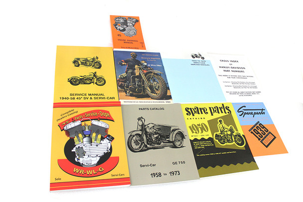 V-Twin - 48-1809 - 45 WL/G Manual Library Set
