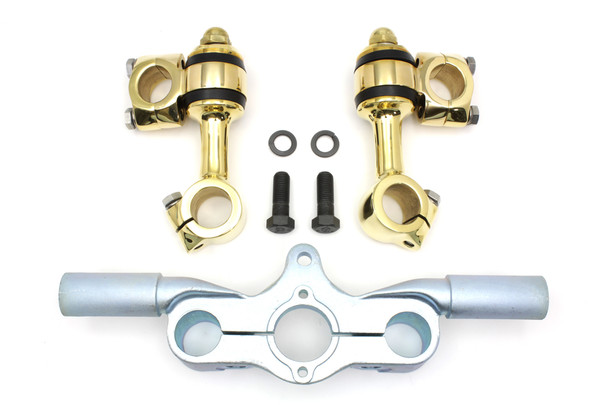 V-Twin - 49-0093 - Flanders Spring Fork Riser/Tree Kit - Fits 1936-1948 Harley-Davidson EL, 1941-1948 FL, 1936-1952 W