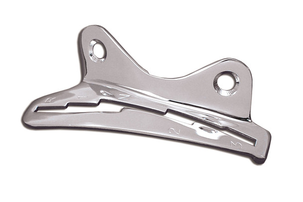 V-Twin - 49-0147 - Chrome Left Side Tank Hand Shifter Gate - Fits 1940-1946 Harley-Davidson UL, FL