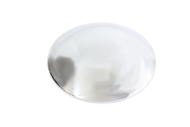 V-Twin - 49-0157 - Servi-Car Rear Hub Cap Set Chrome - Fits 1951-1973 Harley-Davidson G