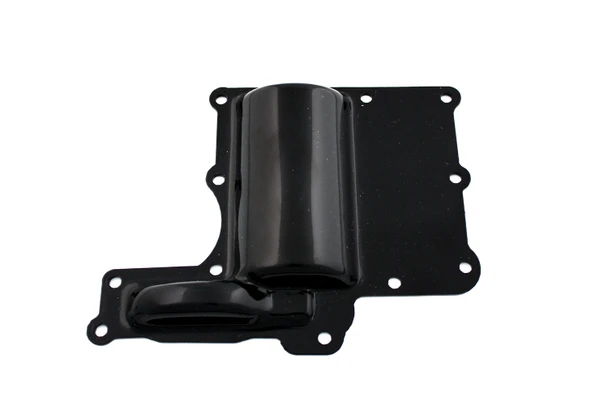 V-Twin - 49-0205 - Transmission Access Cover Parkerized - Fits 1941-1973 Harley-Davidson G, 1941-1952 WL
