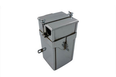 V-Twin - 49-0300 - 45 inch WL Chrome Battery Box - Fits 1932-1952 Harley-Davidson WL, 1929-1931 DL
