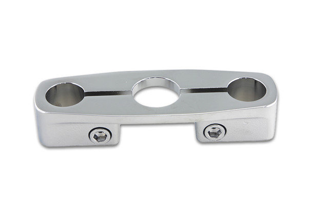 V-Twin - 49-0315 - Chrome Plated Inline Triple Tree