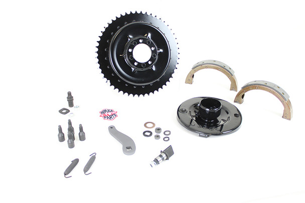 V-Twin - 49-0555 - 1936 EL Rear Brake Assembly