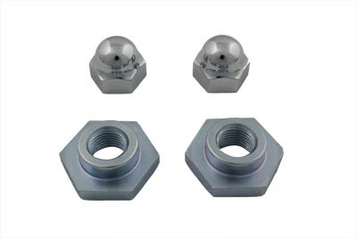 V-Twin - 49-0661 - Rod Nut Kit, 1/2 inch x 20 TPI - Fits 1937-1948 Harley-Davidson UL, 1936-1957 G, 1936-1952 WL, 1936-1948 EL, 1941-1948 FL
