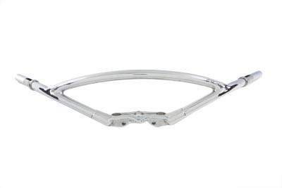 V-Twin - 49-0860 - Chrome Hollywood Style Inline Handlebars - Fits 1941-1946 Harley-Davidson FL (To early 1946 - 74"), 1940-1952 WL (45"), 1940-1952 G (45"), 1937-1946 EL (To early 1946 - 61"), 1937-1946 UL (To early 1946 - 74" & 80")