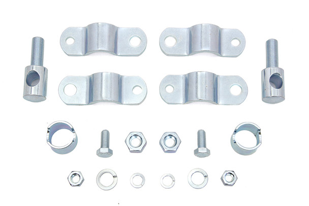 V-Twin - 49-0868 - Windshield Clamp Kit Zinc
