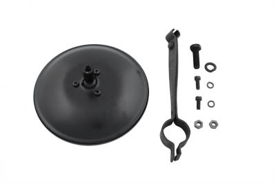 V-Twin - 49-0912 - Replica 5 inch Round Mirror Black