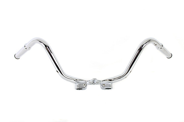 V-Twin - 49-1020 - WR Hillclimber Spring Fork Inline Handlebar Chrome - Fits 1936-1945 Harley-Davidson EL, 1941-1945 FL, 1936-1952 W