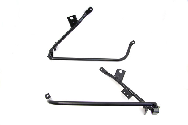 V-Twin - 49-1437 - Saddlebag Guard Set Black - Fits 2009-2013 Harley-Davidson FLT