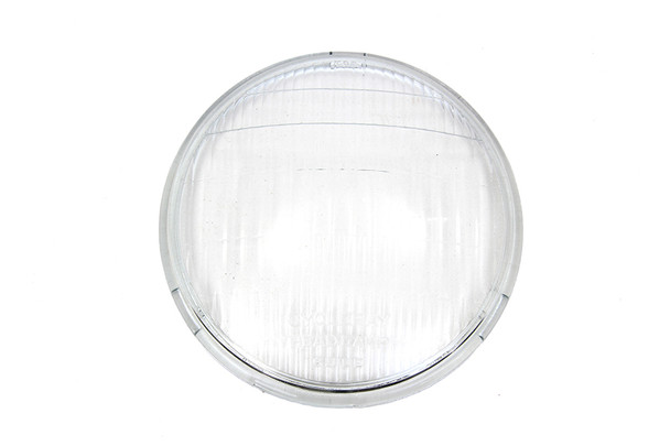 V-Twin - 49-2511 - Replica Headlamp Glass Lens Clear - Fits 1936-1940 Harley-Davidson EL, 1941-1948 FL