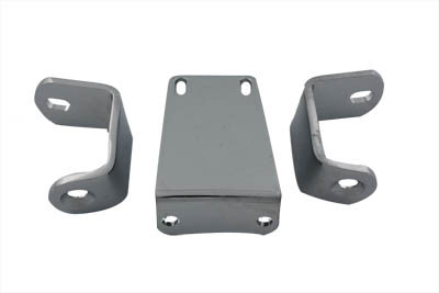 V-Twin - 49-2512 - Spring Fork Chrome Horn and Fender Bracket - Fits 1941-1945 Harley-Davidson FL