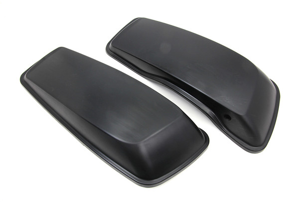 V-Twin - 49-2725 - Black Saddlebag Lid Kit - Fits 1985-1992 Harley-Davidson FLT