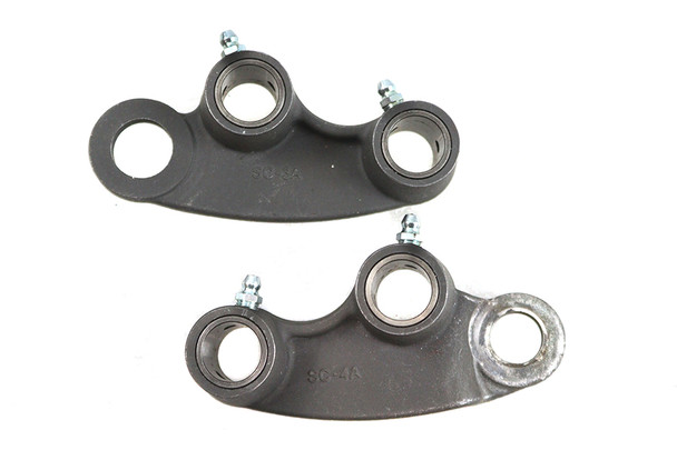 V-Twin - 49-2782 - Spring Fork Rocker Set Black - Fits 1936-1939 Harley-Davidson EL, 1930-1936 VL, 1937-1939 UL