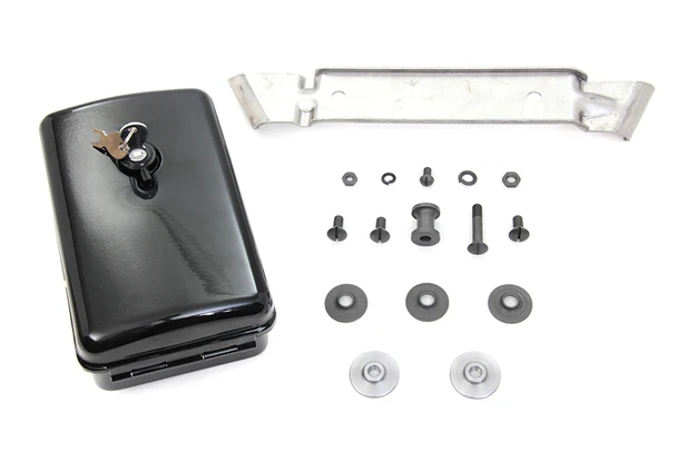 V-Twin - 50-0041 - Rectangular Tool Box Kit - Fits 1936-1937 Harley-Davidson FL, EL