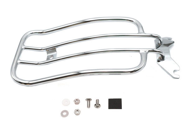 V-Twin - 50-0066 - 7 inch Solo Luggage Rack Chrome - Fits 2018-2020 Harley-Davidson FXB, FLFB, FXBRS
