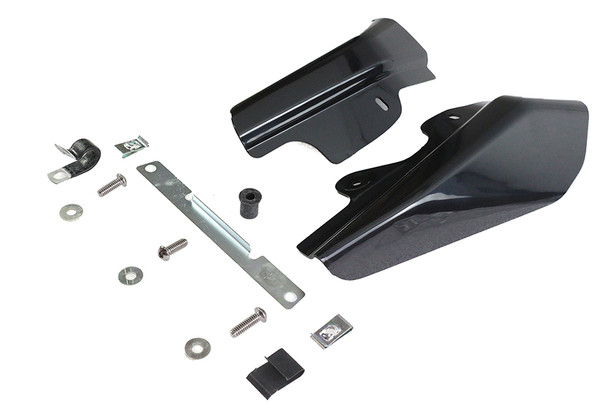 V-Twin - 50-0101 - Mid Frame Cover Air Deflector Kit Black