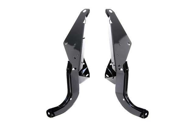 V-Twin - 50-0279 - Heavy Duty Outer Fairing Support Bracket Set Black