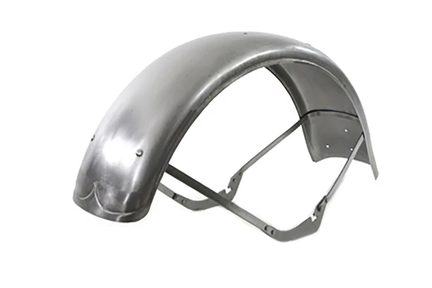 V-Twin - 50-0338 - Big Twin Spring Fork Front Fender Raw - Fits 1936-1948 Harley-Davidson EL, 1941-1948 FL