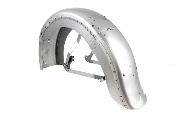 V-Twin - 50-0372 - Rigid Rear Fender Assembled - Fits 1947-1948 Harley-Davidson EL 61", FL 74", UL 74"/80"