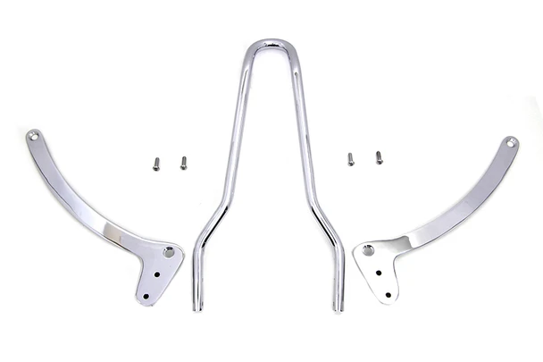 V-Twin - 50-0464 - 16 inch Sissy Bar Kit Chrome - Fits 1957-1978 Harley-Davidson XL