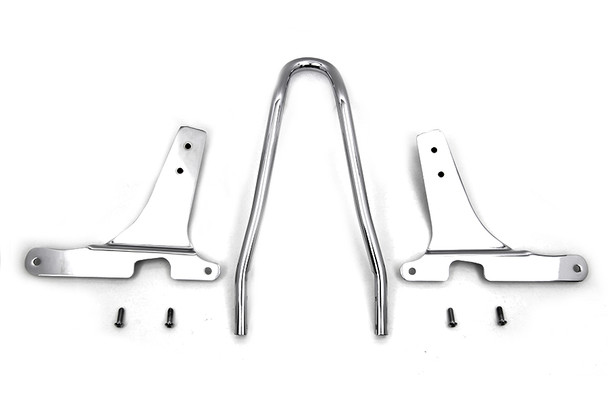 V-Twin - 50-0466 - 13 inch Sissy Bar Kit Chrome - Fits 1994-2003 Harley-Davidson XL