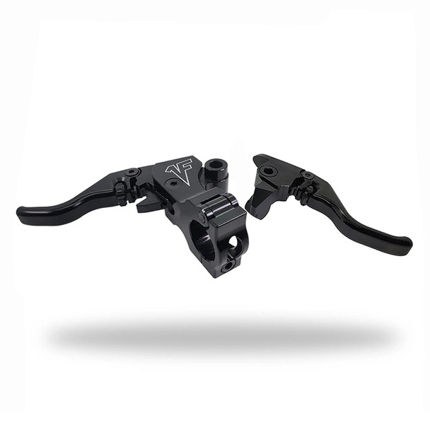 1FNGR - Signature Series Adjustable Easier Pull Clutch + Brake Lever Combo fits '08-'13, '21-'22 Touring Models