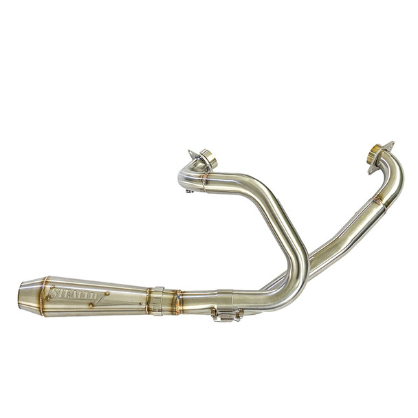 Stealth Exhaust - 2 Into 1 Stainless Exhaust fits '15-'25 Indian Scout Models Stealth Exhaust - 2 Into 1 Stainless Exhaust fits '15-'25 Indian Scout Models